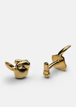 Hare Manschettknappar - Gold Plated