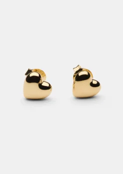 Heart Earrings – Gold Vermeil