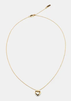 Heart Necklace – Gold Vermeil