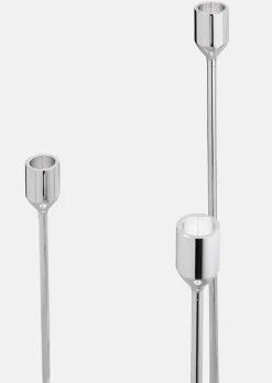 Nattlight Ljusstake - Försilvrad - Set om 3